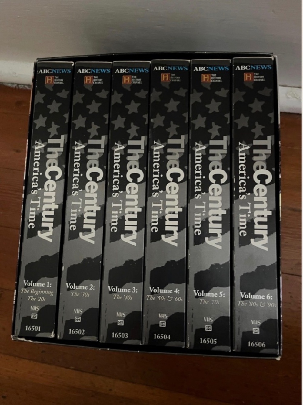 ABC News “The Century” America’s Time with Peter Jennings Set of 6 VHS Cassettes